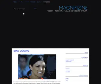 Gina-Carano.com(Gina Carano MMA Pictures) Screenshot