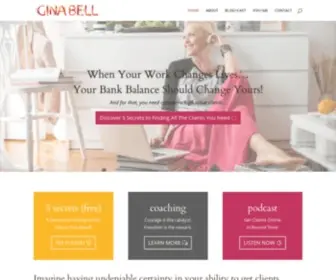 Ginabellinc.com(Gina Bell) Screenshot