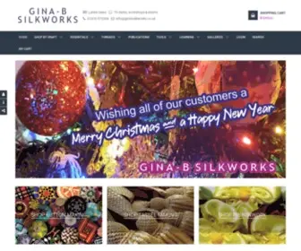 Ginabsilkworks.co.uk(Gina-B Silkworks) Screenshot