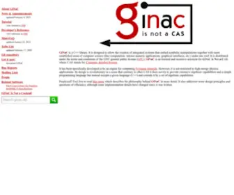 Ginac.de(GiNaC) Screenshot