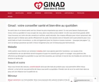 Ginad.org(Des conseils santé et bien) Screenshot