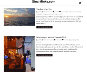 Ginaminks.com(Gina Minks.com) Screenshot