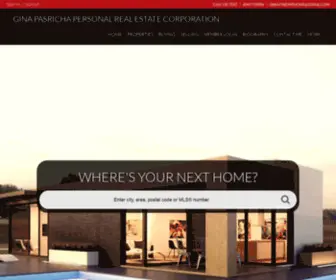 Ginapasricha.ca(Gina Pasricha Personal Real Estate Corporation) Screenshot