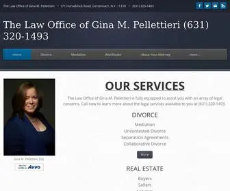 Ginapellettieri.com(The Law Office of Gina M) Screenshot