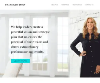 Ginapgroup.com(Executive Leadership) Screenshot