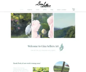 Ginasellersart.com(Gina Sellers Art creates nature and landscape art) Screenshot