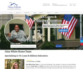 Ginawhitehometeam.com(Real Estate Services) Screenshot