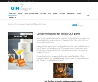 Ginblogger.com(The Gin Blogger) Screenshot