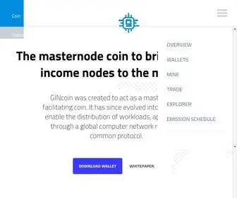 Gincoin.io(MasterNodes made easy) Screenshot