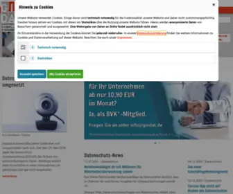 Gindat.de(Datenschutz für Unternehmen) Screenshot