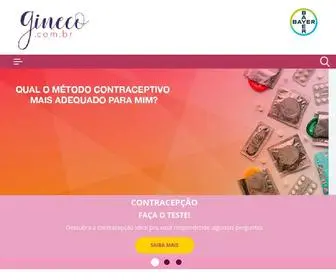 Gineco.com.br(Tudo Sobre Saúde da Mulher e Doenças Femininas) Screenshot