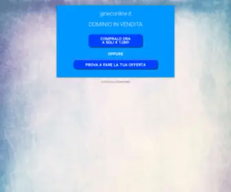 Gineconline.it(ACQUISTA il dominio) Screenshot