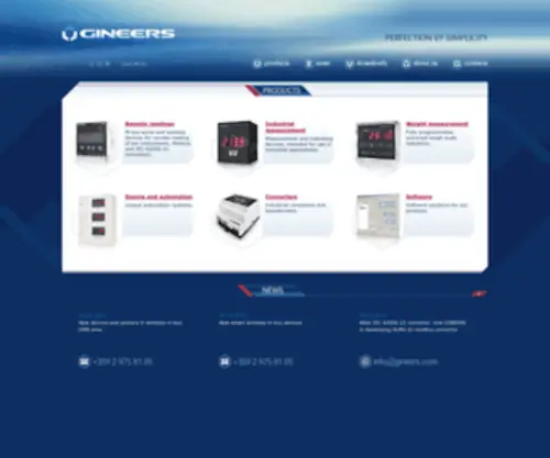 Gineers.com(Measurement) Screenshot