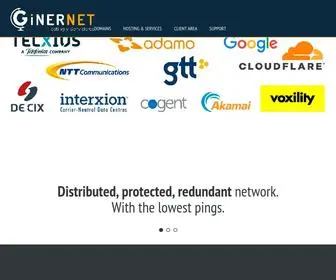 Ginernet.com(Hosting and Servers in Spain) Screenshot