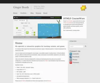Gingerbooth.com(gingerbooth) Screenshot