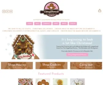 Gingerbreadfactory.com(The Gingerbread Factory) Screenshot