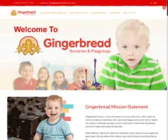 Gingerbreadnursery.co.uk(Gingerbread Nurseries & Playgroups Home) Screenshot