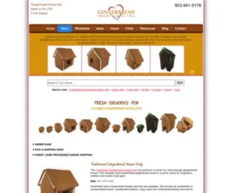 Gingerbreadtraditions.com(Gingerbread House Kits & more) Screenshot