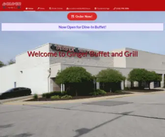 Gingerbuffet.com(Ginger Buffet & Grill) Screenshot