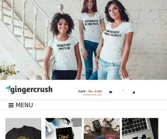 Gingercrush.com(Buy Personalized gifts) Screenshot