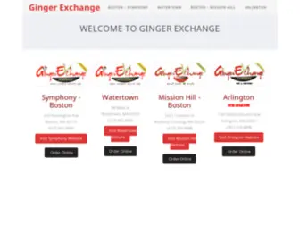 Gingerexchange.com(Ginger Exchange) Screenshot