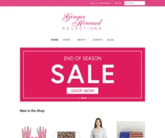 Gingerhowardselections.com(Ginger Howard Selections) Screenshot