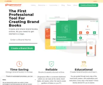 Gingersauce.co(PRO Tool For Design & Branding) Screenshot