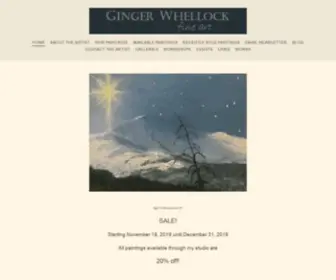 Gingerwhellock.com(Ginger Whellock Fine Art) Screenshot