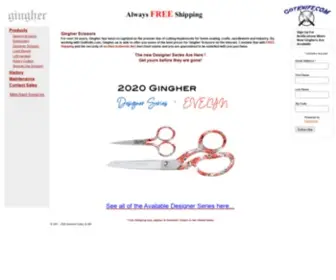 Gingher.us(Gingher Scissors and Shears) Screenshot