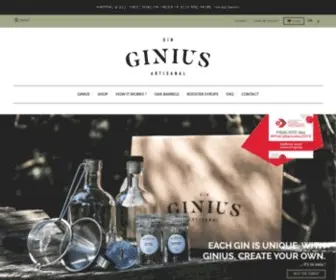 Ginius.ca(Gin Artisanal) Screenshot