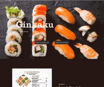 Ginkakujapanesebistro.com(Japanese Bistro) Screenshot