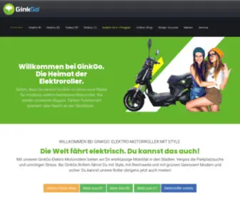 Ginkgo-Elektroroller.de(GinkGo New Mobility) Screenshot