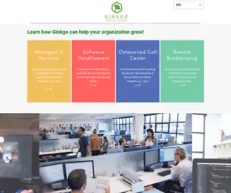 Ginkgoservices.com(Ginkgo Business Serv) Screenshot
