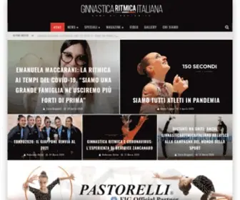 Ginnasticaritmicaitaliana.it(Ginnastica Ritmica Italiana) Screenshot