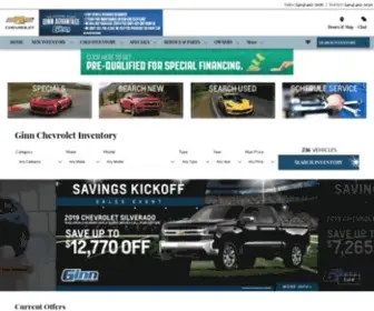 Ginnchevy.com(Ginn Chevy) Screenshot