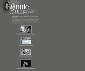 Ginnie.com(Graphics and Web Site Design) Screenshot