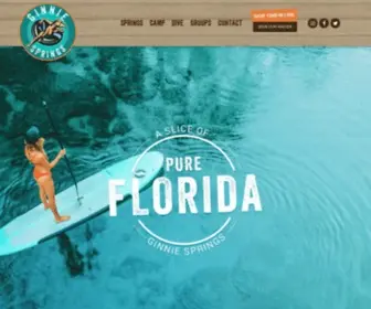 Ginniespringsoutdoors.com(A Slice of Pure Florida) Screenshot