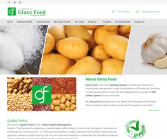 Ginnyfood.com(Ginny Food) Screenshot