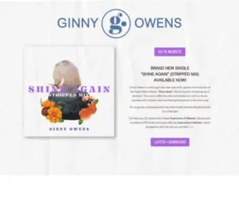 Ginnyowens.com(Ginny Owens) Screenshot