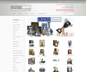 Ginosonline.com(Gino's Awards) Screenshot