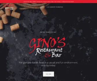 Ginosrestauranttampa.com(Gino's Restaurant) Screenshot