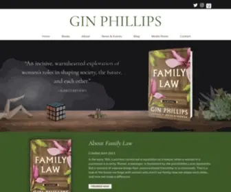 Ginphillips.com(Gin Phillips) Screenshot