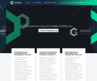 Ginseg.com(Comunidad de Ciberinteligencia) Screenshot