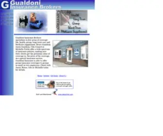 Ginsuranceservices.com(Gualdoni Insurance Brokers) Screenshot