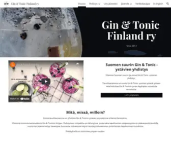 Gintonic.fi(Gin & Tonic Finland ry) Screenshot