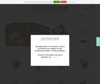 Gintonicbox.com(Gin Tonic geschenken & cadeautjes) Screenshot