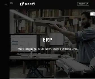 Giobby.com(Gestionale ed eCommerce per Aziende e Professionisti) Screenshot