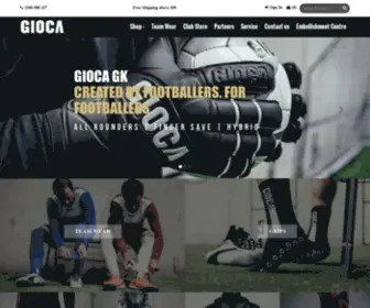 Gioca.com.au(Custom Soccer Jerseys) Screenshot