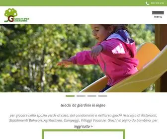 Giochipergiardino.it(Giochi in legno da giardino per bambini) Screenshot
