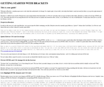 Giodejesus.com(GETTING STARTED WITH BRACKETS) Screenshot